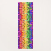 レインボードラゴンダマスク – ゲイプライド国旗の色 ヨガマット (裏面)