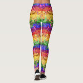 レインボードラゴンダマスク – ゲイプライド国旗の色 レギンス (裏面)