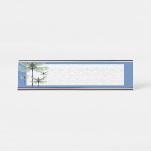 レインボードラゴンフライ デスクネームプレート (正面)