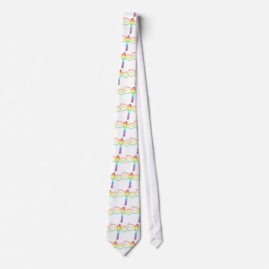 レインボードラゴンフライ ネクタイ (正面)