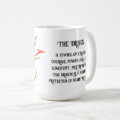 レインボードラゴン コーヒーマグカップ (正面右)