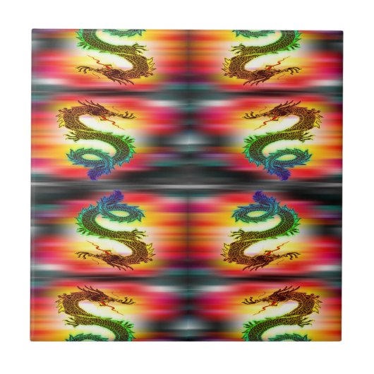 レインボードラゴン タイル (正面)