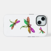 レインボードラゴン フライ iPhoneケース iPhone 15ケース (裏面横)