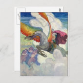 レインボードラゴン ポストカード (正面/裏面)