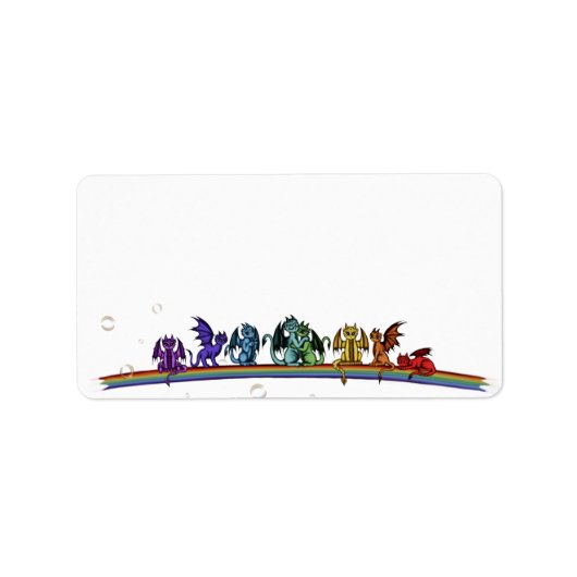 レインボードラゴン ラベル (正面)