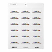 レインボードラゴン ラベル (フルシート)