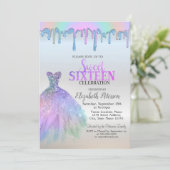 レインボードリップス,カラフルドレス シルバー スイート16 招待状 (スタンド正面)