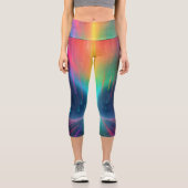 レインボードリップトリップ カプリレギンス (正面)