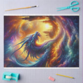 レインボードリームドラゴン | Etherealファンタジー分離 薄葉紙 (クラフト)