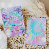 レインボードルフィンザシープールバースデーパーティー 招待状