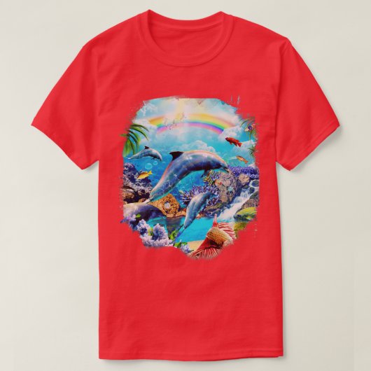 レインボードルフィンズ1 Tシャツ (デザイン正面)