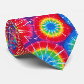 レインボードロップタイダイ ネクタイ (ロール)