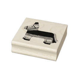 レインボードンキーピナタフィエスタパーティーシンコデマヨ ラバースタンプ