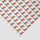 レインボードンキーピニャタバースデーパーティフィエスタプライド 薄葉紙 (詳細)