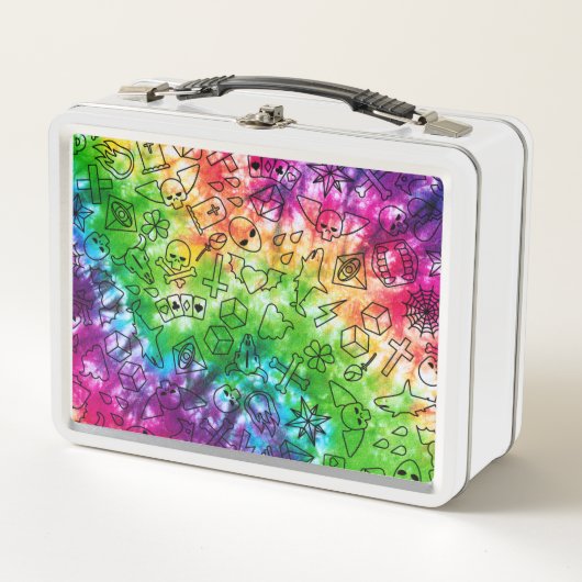 レインボードードル メタルランチボックス (正面)