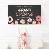 レインボードーナツベーカリーグランドオープニングセール 横断幕 (インサイチュ)