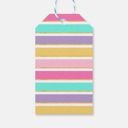 レインボードーナツ赤ちゃんシャワードーナツ ギフトタグ (裏面)