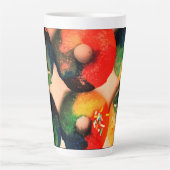 レインボードーナツ カフェラテマグ (正面)