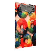 レインボードーナツ ミニクリップボード (アングル)