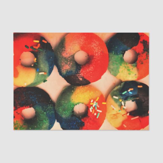 レインボードーナツ 薄葉紙 (正面)