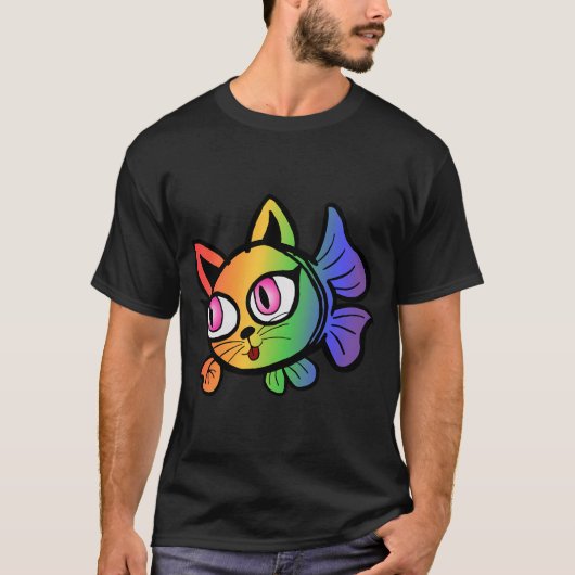 レインボーナマズ Tシャツ (正面)