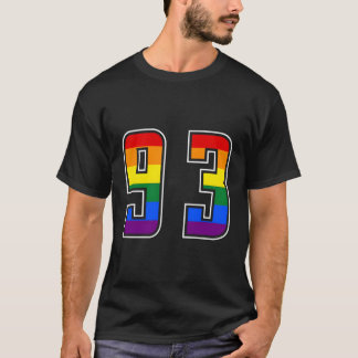 レインボーナンバー93チームジュニア番制制服 Tシャツ