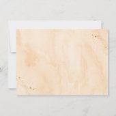 レインボーニュートラル金ゴールドパステルベビーシャワーサンキュー サンキューカード (裏面)