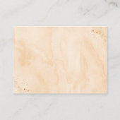 レインボーニュートラル金ゴールドパステルベビーブックリクエスト エンクロージャーカード (裏面)