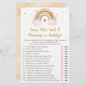 レインボーニュートラル金ゴールド推測Itゲームを言った (正面/裏面)