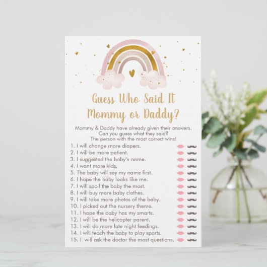 レインボーニュートラル金ゴールド推測Itゲームを言った (スタンド正面)