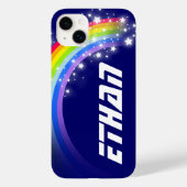 レインボーネイビーブルースターリースカイ Case-Mate iPhoneケース (裏面)