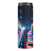 レインボーネオンセミトラック宇宙 タンブラー (裏面)