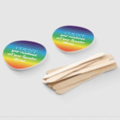 レインボーノンストームをカウント引用文ファン ハンドファン (組立なし)