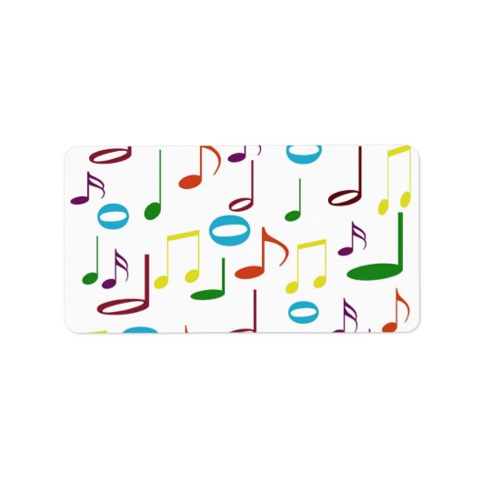 レインボーノートのラベル ラベル (正面)