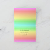 レインボーノートカード ノートカード (内部)