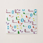 レインボーノートパズル ジグソーパズル (横)