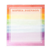 レインボーノート ノートパッド (正面)