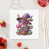 レインボーハイランドカウハロウィーン スタンダードランチョンナプキン (インサイチュ)