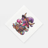 レインボーハイランドカウハロウィーン スタンダードランチョンナプキン (角)