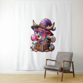 レインボーハイランドカウハロウィーン タペストリー (インサイチュ)