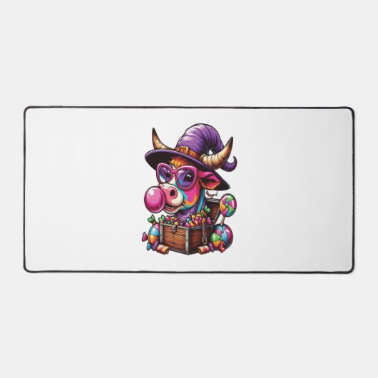 レインボーハイランドカウハロウィーン デスクマット (正面)