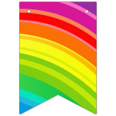 レインボーハッシュタグアゲハチョウバンティンバナー バンティングフラッグ (第1の旗)