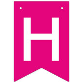 レインボーハッピーバースデー バンティングフラッグ (第2の旗)