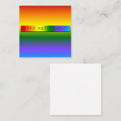 レインボーハッピーリタイア! ノートカード (正面/裏面)