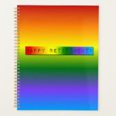 レインボーハッピーリタイア! プランナー手帳 (正面)