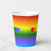 レインボーハッピーリタイア！ 紙コップ (右)