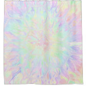 レインボーハニカムパステルズガールズバースデーパーティー シャワーカーテン (正面)