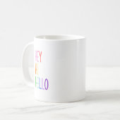 レインボーハロー コーヒーマグカップ (正面左)