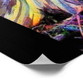 レインボーハワイのユーカリの木ポスター ポスター (角)