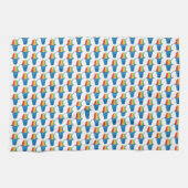 レインボーハワイアンレインボーシェアアイスデザートハワイ キッチンタオル (横)